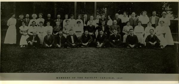 Members of the Faculty, 1917