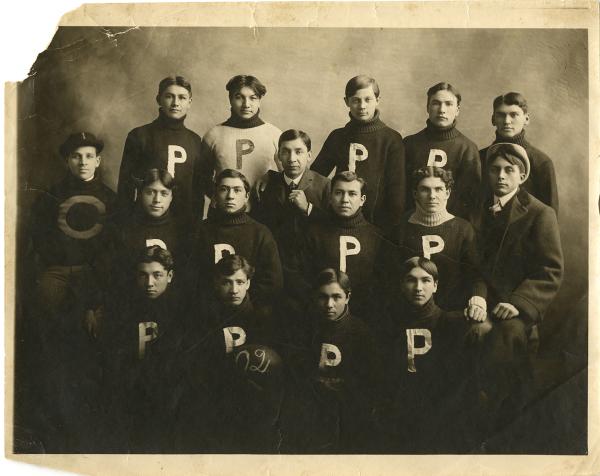 Football Team with Dennison Wheelock, 1902