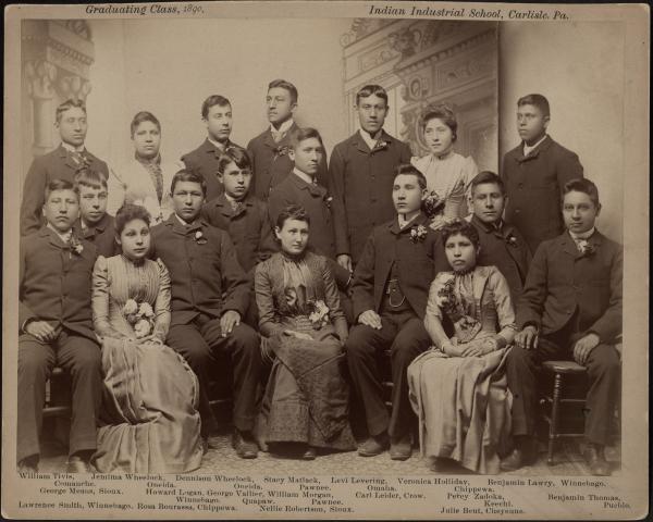 Graduating Class of 1890 [pose 1], 1890