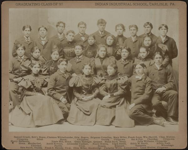 Graduating Class of 1897 [pose 1], 1897