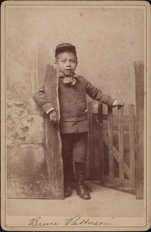 Bruce Patterson wearing his hat [version 1], c.1889