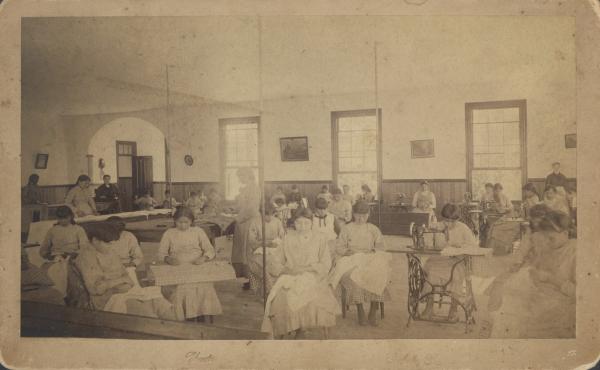 Sewing Room, c.1884