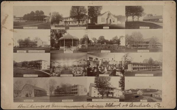 Buildings at the Carlisle Indian School, #1, c.1890