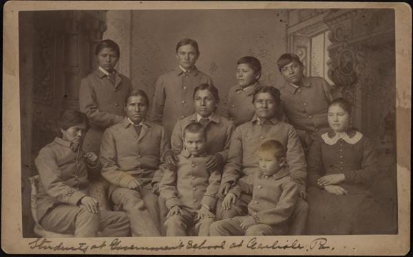 Eleven Navajo students [version 2], 1883