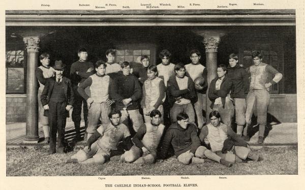 Carlisle Indian School Football Eleven, c.1896
