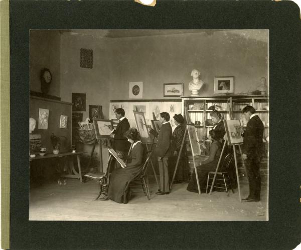 Students in the Art Studio [version 1], 1901
