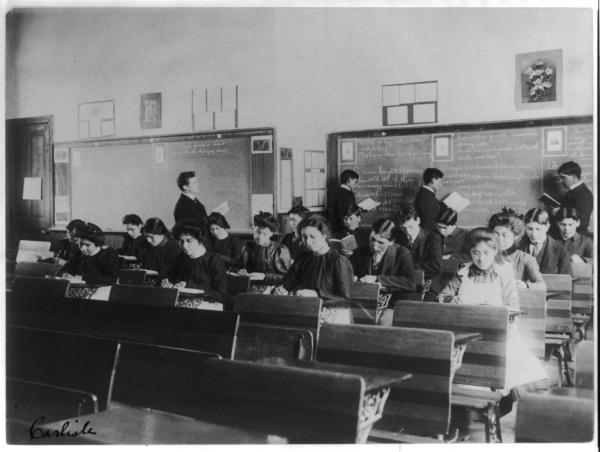 Students in the Sixth Grade Classroom, 1901