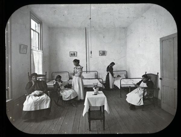 Girls' Ward in the Hospital, c. 1908