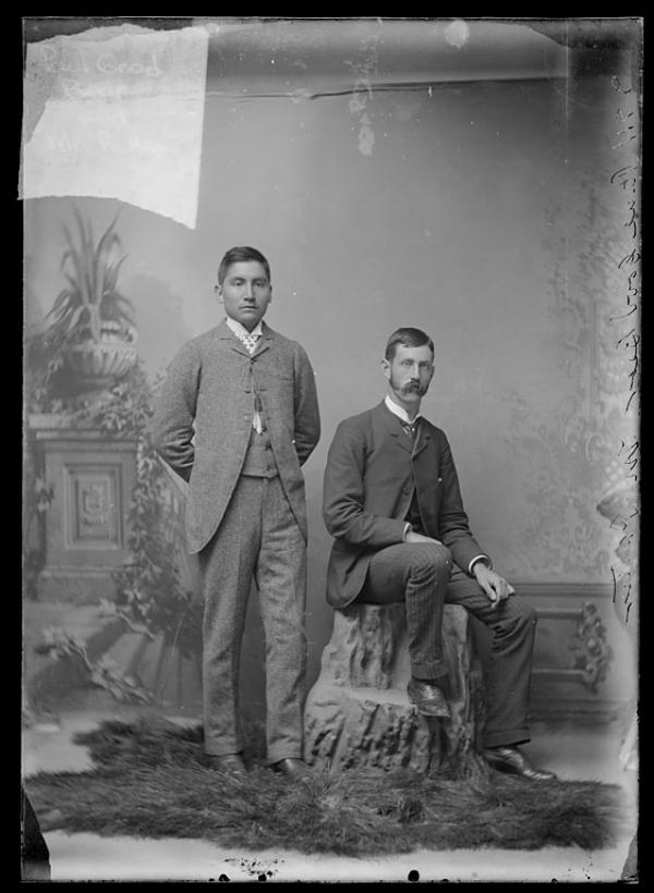 Paul Good Bear and Thomas W. Potter, c.1890
