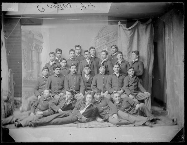Twenty-three male student printers [version 1], 1894