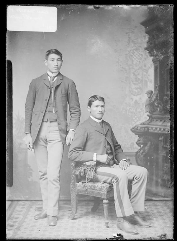 Harvey Warner and William Brown, 1887