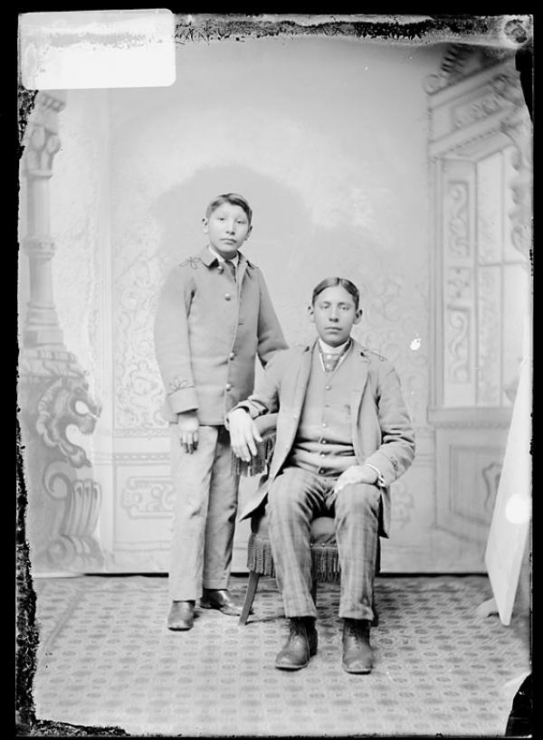 George Conner [?] and William Johnson [?], c.1891