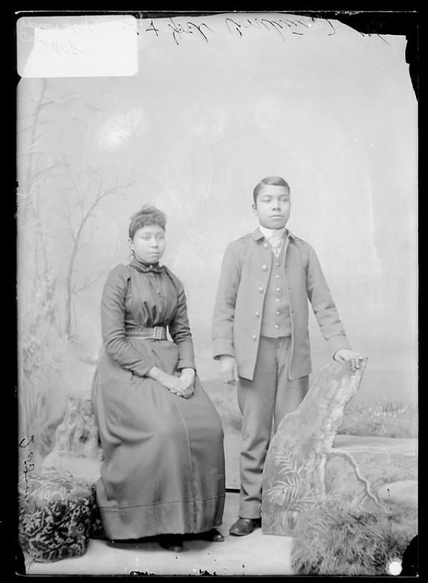 Nancy O. Cornelius and Joel Cornelius, 1891