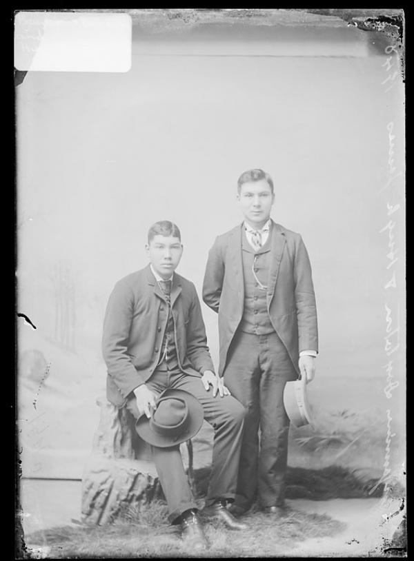 Benjamin Doxtator and Hugh James, c.1890