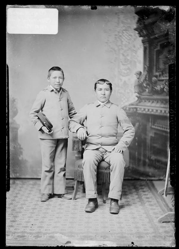 Ulysses Paisano and John Shiosee [?], 1887