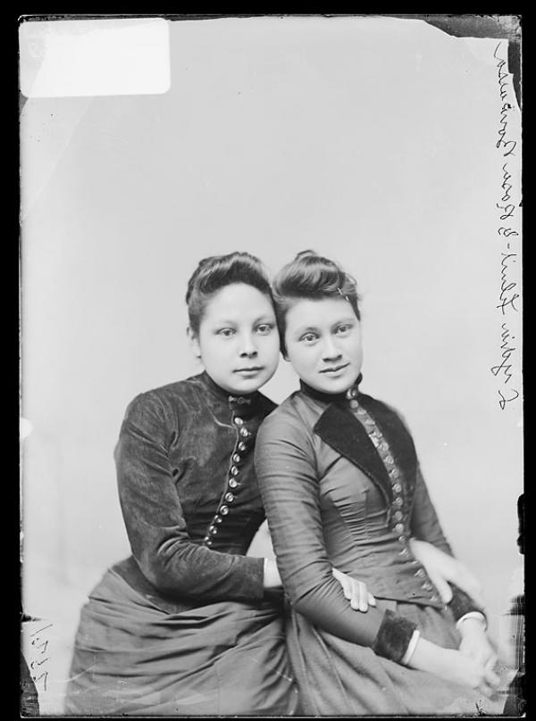 Rosa Bourassa and Lydia Flint [version 1], c.1890