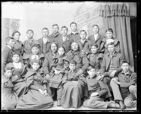 Cheyenne and Arapaho chiefs and students [version 1], 1894