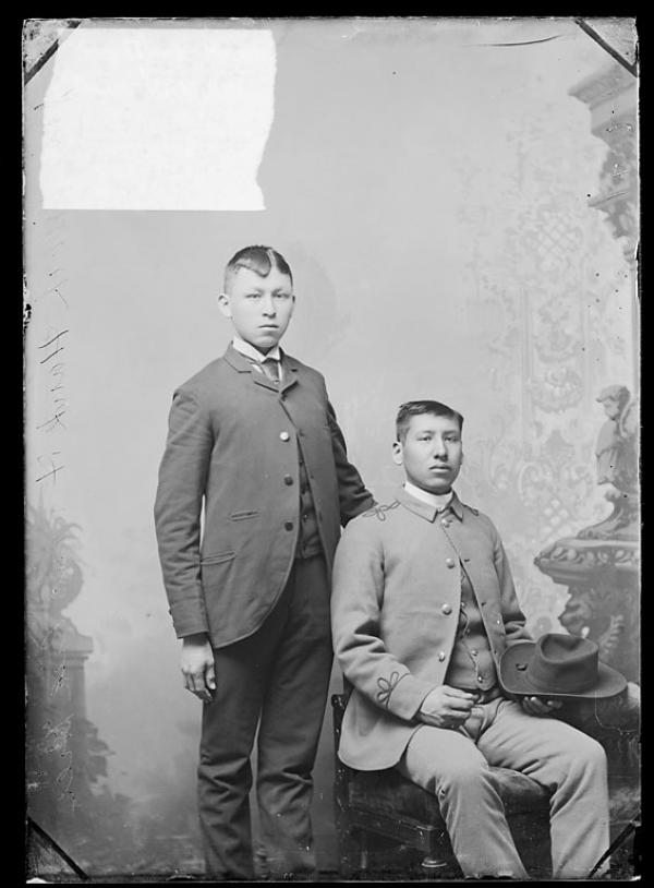 James Black Hawk and Davis Rice Hill, c.1889