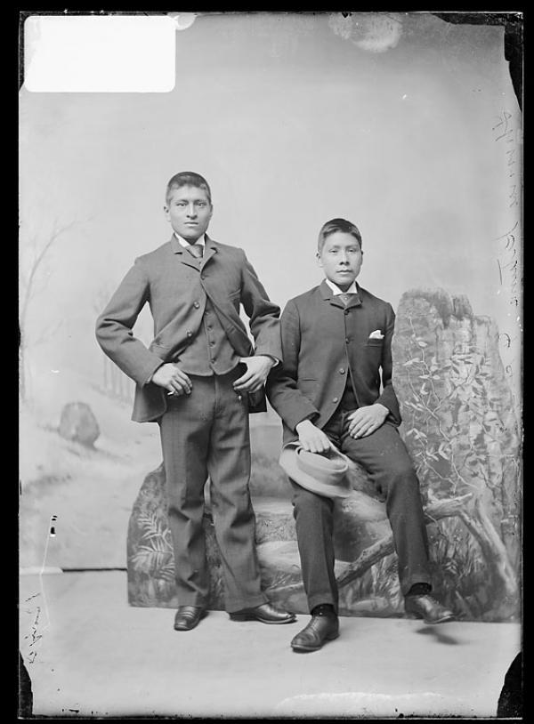 Thomas Kitewmi and Hugh Soucea, c.1891
