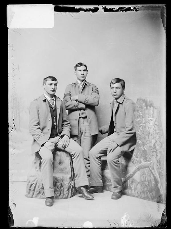Joseph H. Hamilton, Robert Hamilton, and Anthony Austin, c.1891