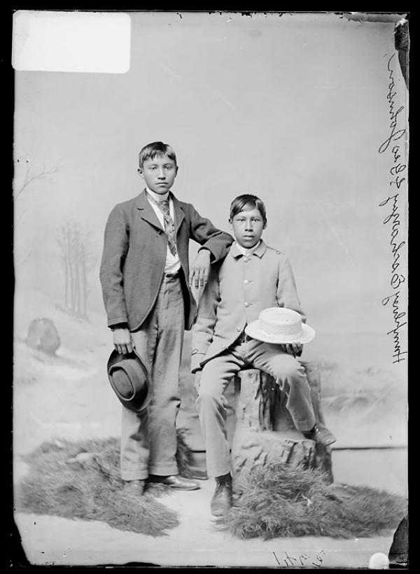 Humphrey Escharzay and George Johnson, c.1887