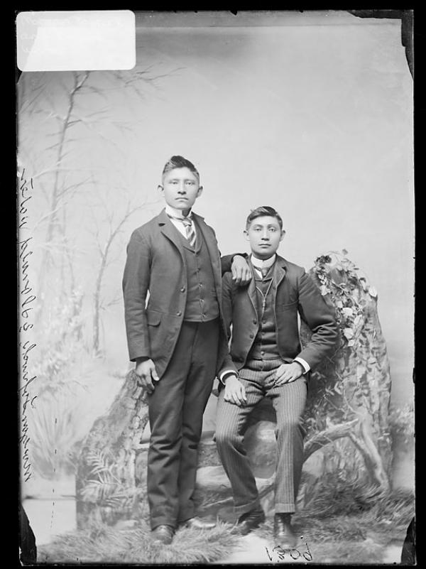 Morgan Toprock and Donald Water, c.1888