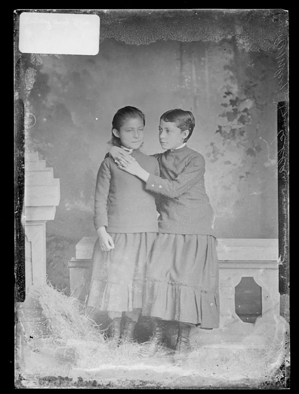 Emily Ross and Ella Ross, c.1883