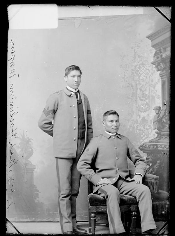 William Morgan and Kish Hawkins, c.1887