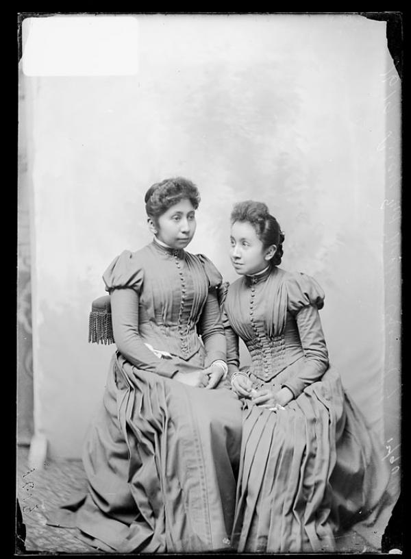 Lucy Cloud and Aggie Cloud, 1890
