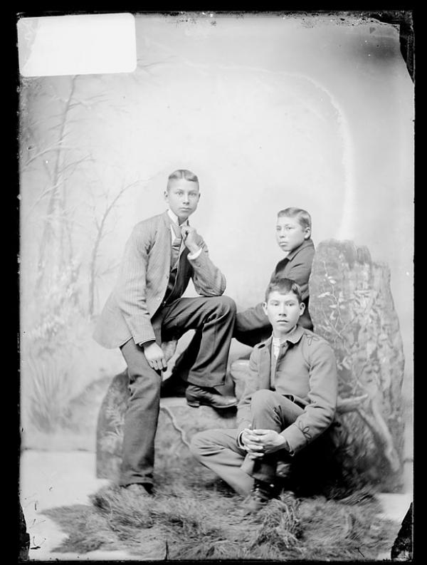 Nelson Green, Roger Silas, and John Hill, c.1889