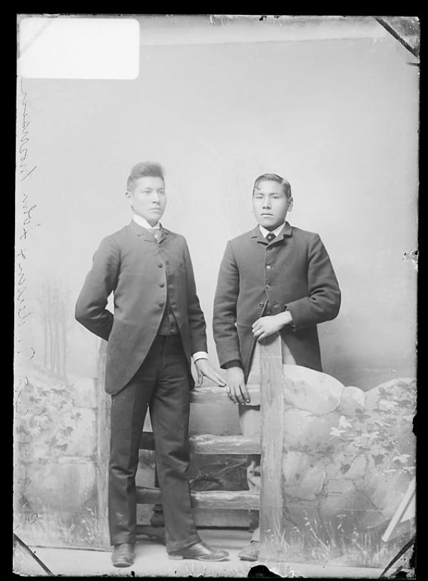 Albert Anderson and John Morrison, c.1889