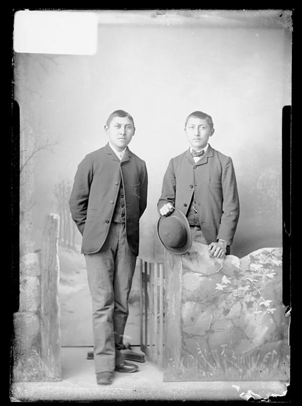 Mark White Shield and Charley White Shield, c.1886