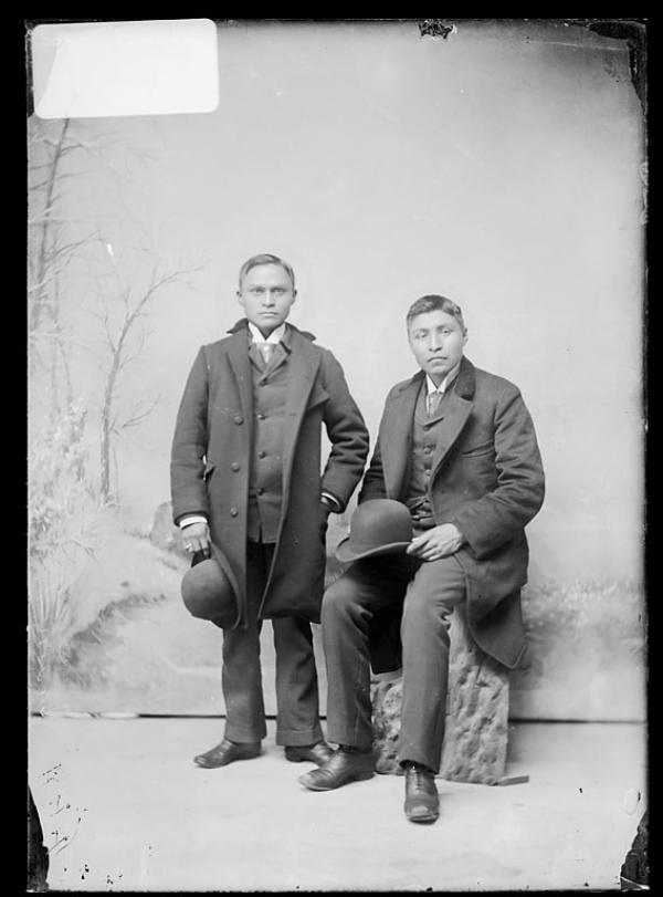 Ernest Hogee and Jason Betzinez [version 1], c.1891
