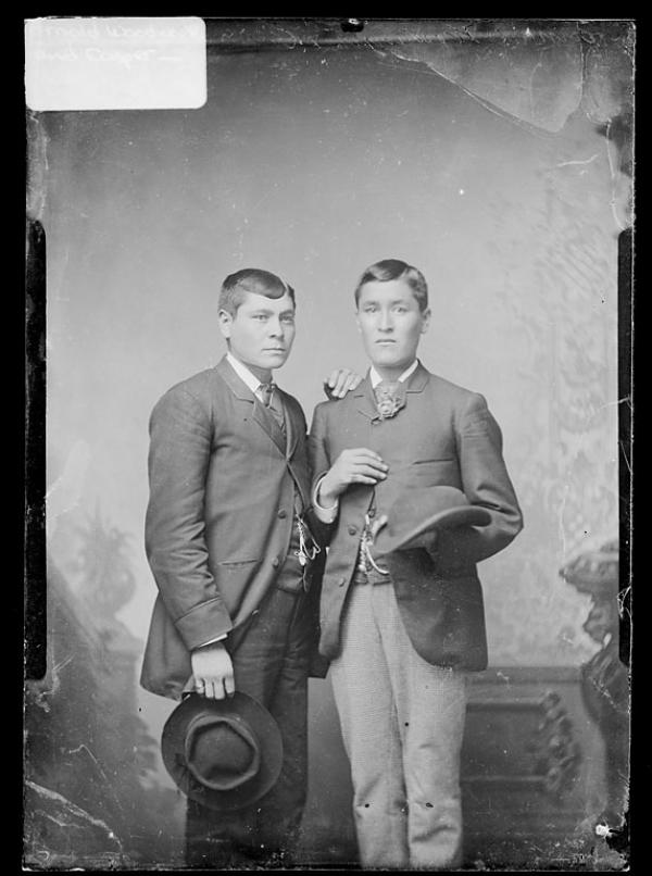 Arnold Woolworth and Casper Edson [version 1], c.1885