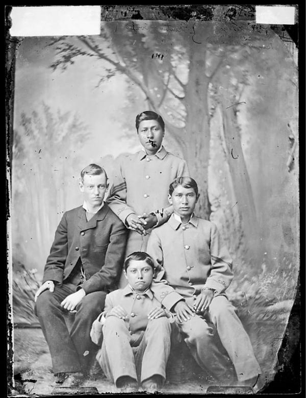 Mason Pratt, Charles Kihega, Samuel Townsend, and Benjamin Marshall [version 1], c.1882