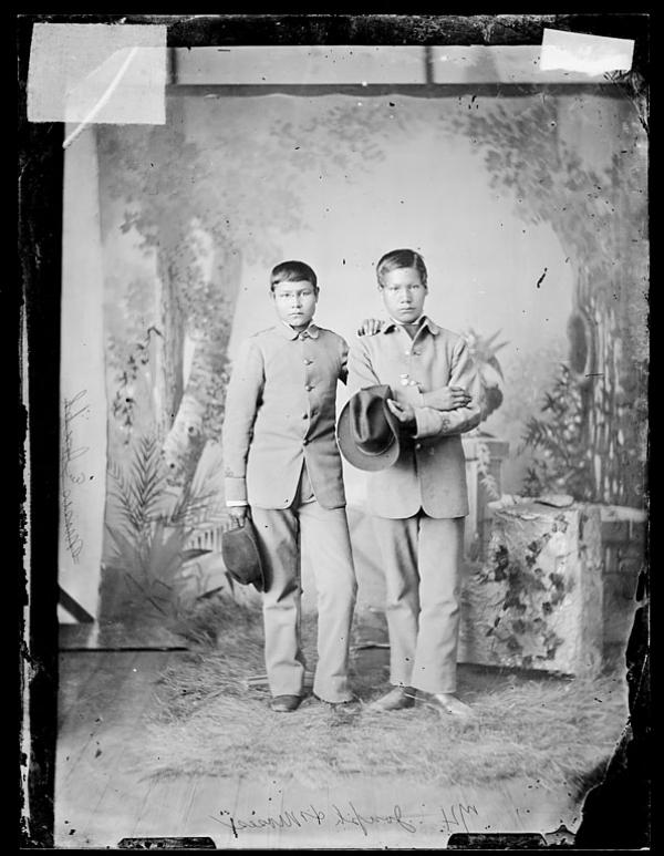Joseph Wisecoby and Moses Nonway, c.1880