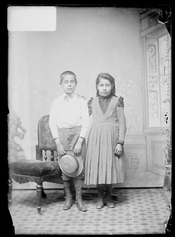 Maggie Keiser and Frank Keiser, c.1890