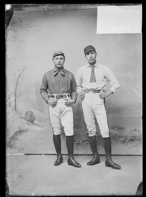 Fred Big Horse and Felix Iron Eagle Feather, c.1890