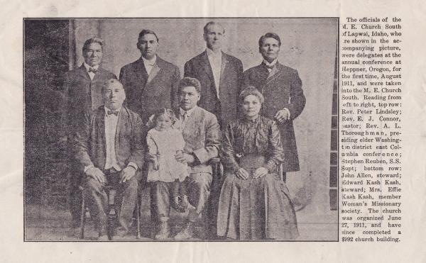 Lapwai, Idaho M. E. Church Officials, 1911