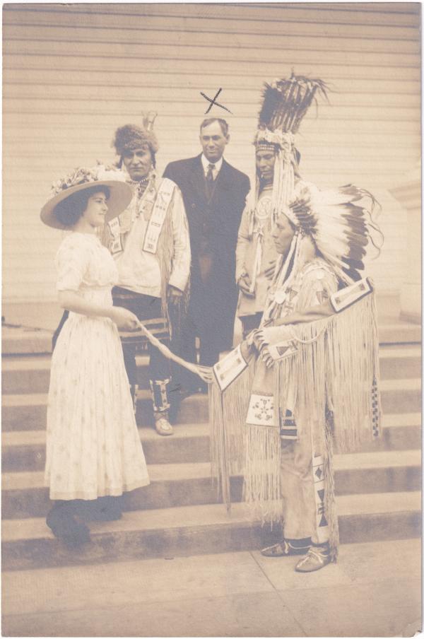 Robert Hamilton at Commencement Ceremony, 1913
