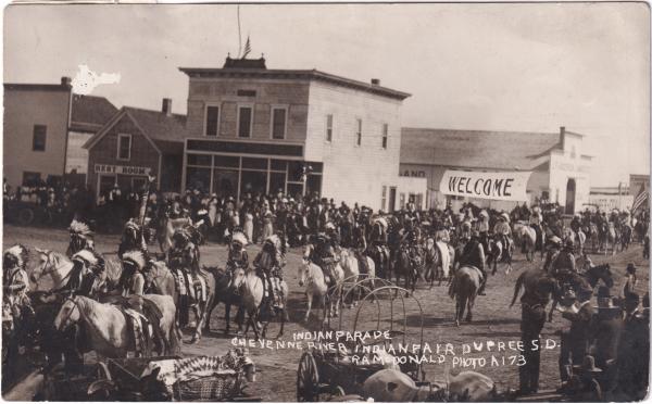 Parade in Dupree, SD, c.1910