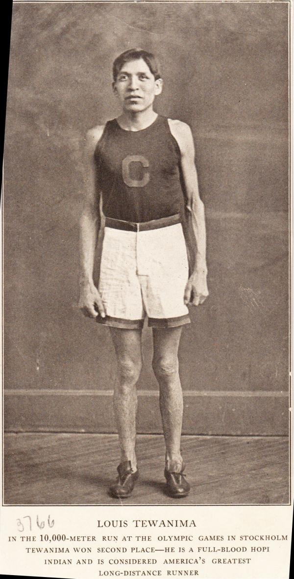 Lewis Tewanima in Track Uniform, #1, c.1912