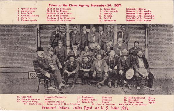 Prominent Indians and Officials, 1907