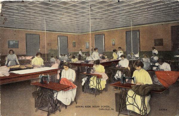 Carlisle's Sewing Room, 1918