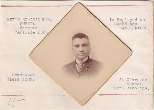 Edwin Schanandore, c.1889