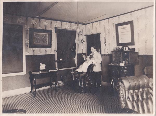 Dentist Office of Caleb M. Sickles, 1910