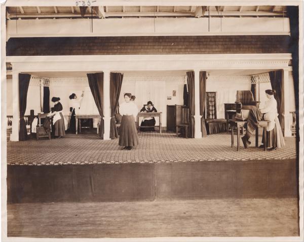 Nana Saunooke in the Auditorium, #1, c.1910