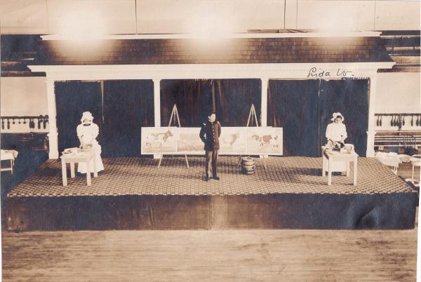 Lida O. Wheelock on Stage, c.1912