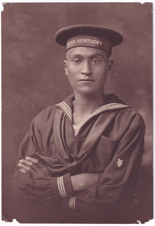 Isaac Willis in Naval Uniform, c.1917