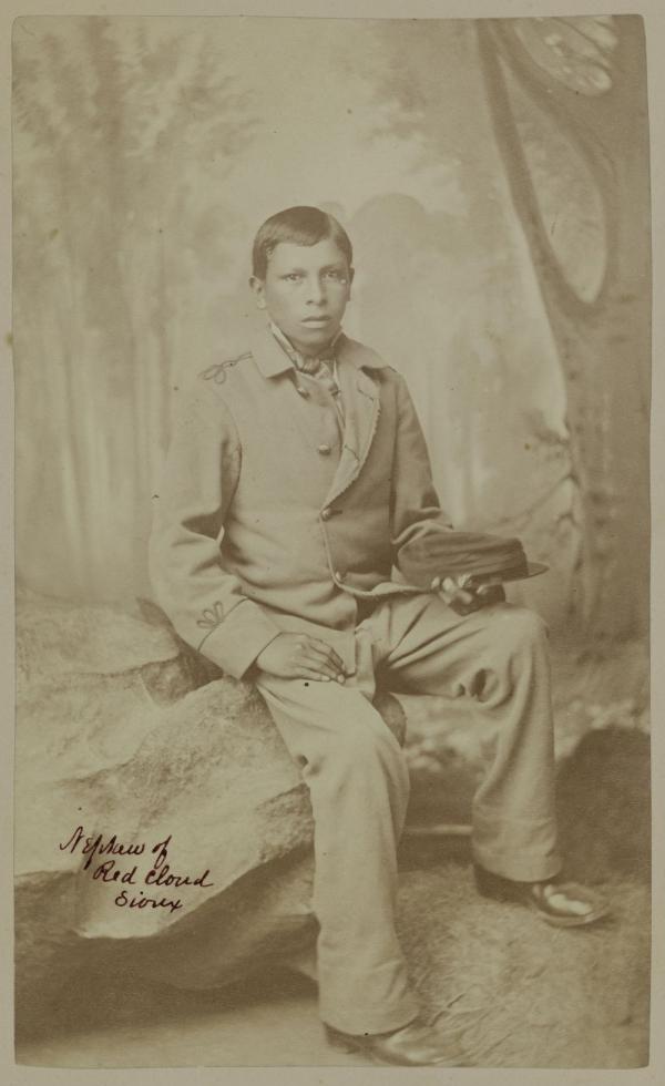 Unidentified Male Student ("Nephew of Red Cloud"), c. 1885